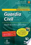 libro Temario. Volumen 2. Guardia Civil